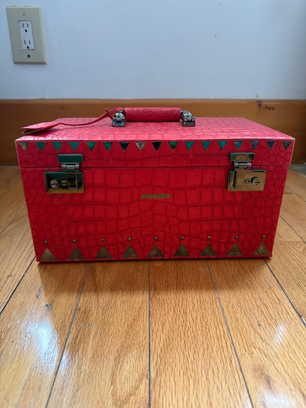 Eddie Borgo Red Jewelry Trunk - Originally $2,000